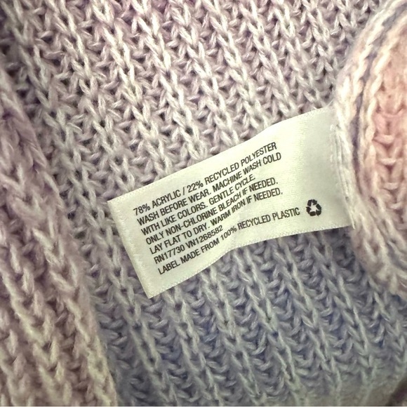 New Cat & Jack Open Front Cardigan Sweater Pink Purple Blue School Kids Size XL - Picture 8 of 8